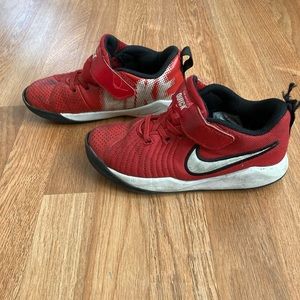 Nike Boys Red Shoes Size 3Y